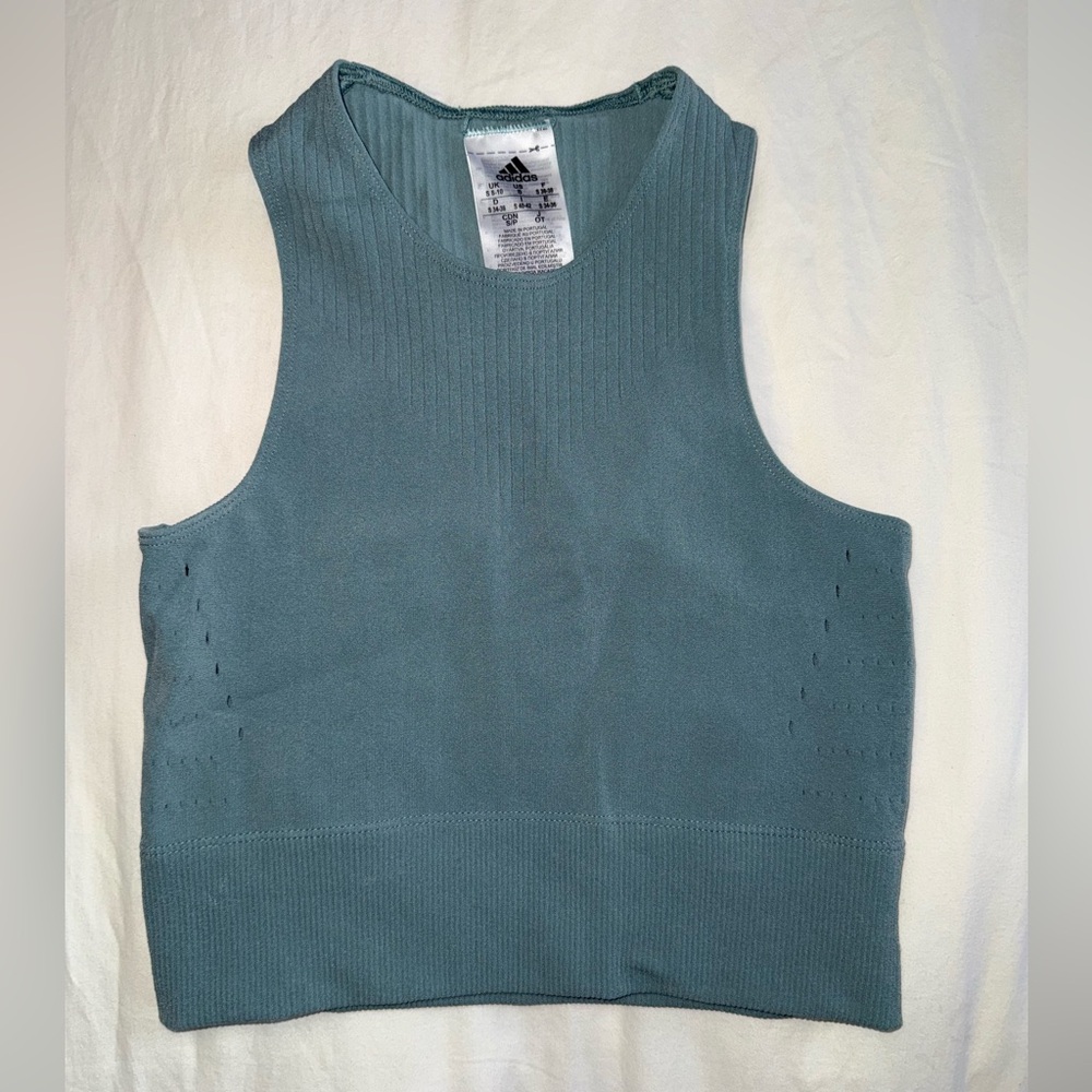 adidas Women's Blue Sleeveless Top
